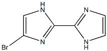 4-Bromo-2,2'-bi[1H-imidazole] 结构式