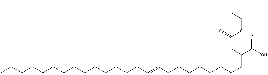 2-(9-Tetracosenyl)succinic acid 1-hydrogen 4-propyl ester 结构式