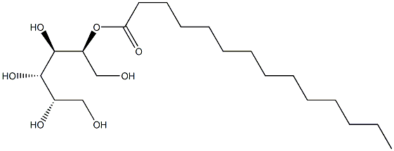 L-Mannitol 2-tetradecanoate 结构式