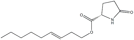 (S)-5-Oxopyrrolidine-2-carboxylic acid 3-nonenyl ester 结构式