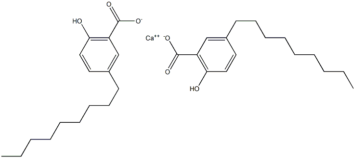 Bis(3-nonyl-6-hydroxybenzoic acid)calcium salt 结构式