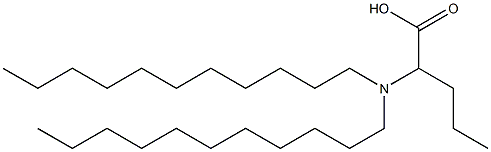 2-(Diundecylamino)valeric acid 结构式