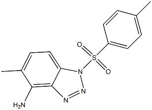 1-(4-Methylphenylsulfonyl)-5-methyl-1H-benzotriazol-4-amine 结构式