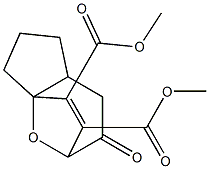 2,3,6,7,8,8a-Hexahydro-7-oxo-3a,6(1H)-epoxyazulene-4,5-dicarboxylic acid dimethyl ester 结构式