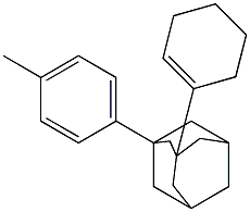 1-(4-Methylphenyl)-3-(1-cyclohexenyl)adamantane 结构式