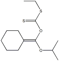 Dithiocarbonic acid O-(isopropoxycyclohexylidenemethyl)S-ethyl ester 结构式