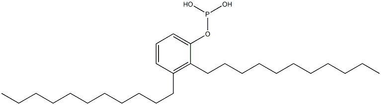 Phosphorous acid diundecylphenyl ester 结构式