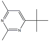 2,4-Dimethyl-6-tert-butylpyrimidine 结构式