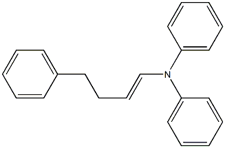 N,N-Diphenyl-4-phenyl-1-buten-1-amine 结构式