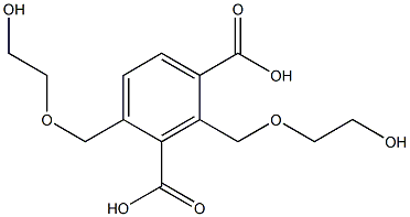 2,4-Bis[(2-hydroxyethoxy)methyl]isophthalic acid 结构式