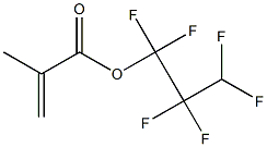 Methacrylic acid (1,1,2,2,3,3-hexafluoropropyl) ester 结构式