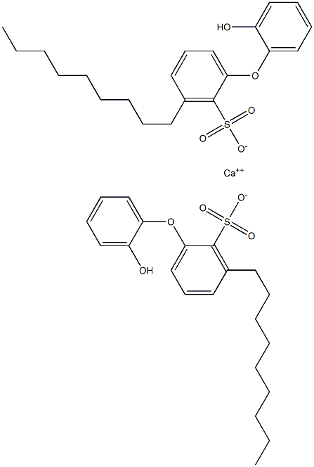 Bis(2'-hydroxy-3-nonyl[oxybisbenzene]-2-sulfonic acid)calcium salt 结构式