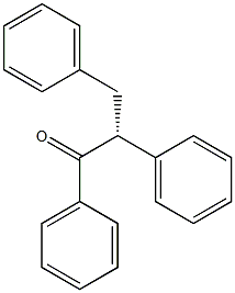 (R)-1,2,3-Triphenyl-1-propanone 结构式