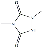 1,4-Dimethyl-1H-1,2,4-triazole-3,5(2H,4H)-dione 结构式