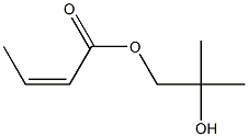 Isocrotonic acid 2-hydroxy-2-methylpropyl ester 结构式