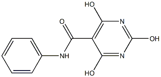 N-Phenyl-2,4,6-trihydroxypyrimidine-5-carboxamide 结构式