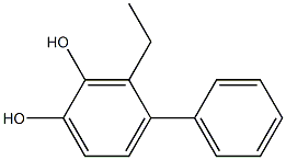 3-Ethyl-4-phenyl-1,2-benzenediol 结构式