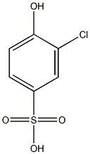 3-Chloro-4-hydroxybenzenesulfonic acid 结构式