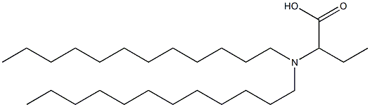2-(Didodecylamino)butyric acid 结构式