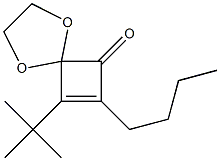 7-Butyl-8-tert-butyl-1,4-dioxaspiro[4.3]oct-7-en-6-one 结构式