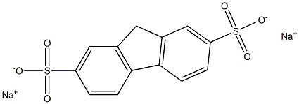 9H-Fluorene-2,7-disulfonic acid disodium salt 结构式