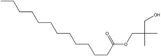 Tridecanoic acid 3-hydroxy-2,2-dimethylpropyl ester 结构式