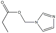 Propionic acid 1H-imidazol-1-ylmethyl ester 结构式