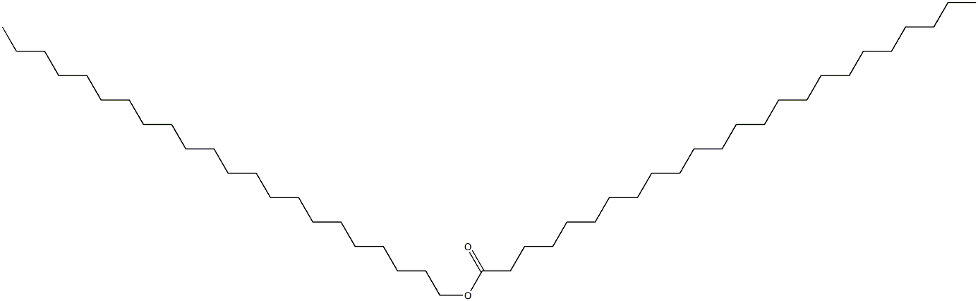 Tetracosanoic acid docosyl ester 结构式