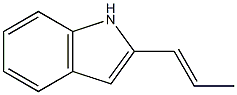 2-[(E)-1-Propenyl]-1H-indole 结构式