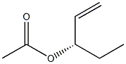 (-)-Acetic acid (S)-1-pentene-3-yl ester 结构式