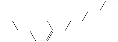 (6E)-7-Methyl-6-tetradecene 结构式
