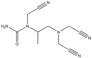 N-Carbamoylmethyl-N,N',N'-tris(cyanomethyl)ethylenediamine 结构式