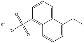 5-Ethyl-1-naphthalenesulfonic acid potassium salt 结构式