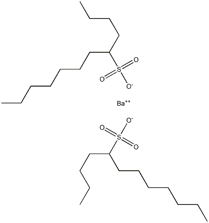 Bis(dodecane-5-sulfonic acid)barium salt 结构式