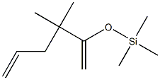 3,3-Dimethyl-2-trimethylsiloxyhexa-1,5-diene 结构式
