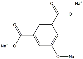 5-(Sodiooxy)isophthalic acid disodium salt 结构式
