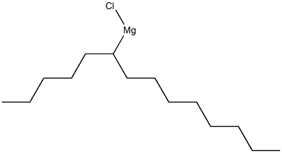 (1-Pentylnonyl)magnesium chloride 结构式