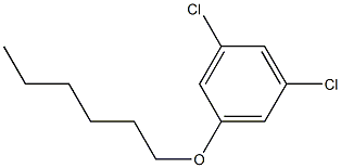 1-(Hexyloxy)-3,5-dichlorobenzene 结构式