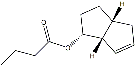 Butyric acid (1R,2R,5R)-bicyclo[3.3.0]oct-7-en-2-yl ester 结构式