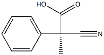 [R,(-)]-2-Cyano-2-phenylpropionic acid 结构式