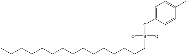 Pentadecanesulfonic acid cresyl ester 结构式