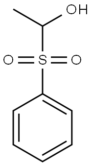 1-(Phenylsulfonyl)ethanol 结构式