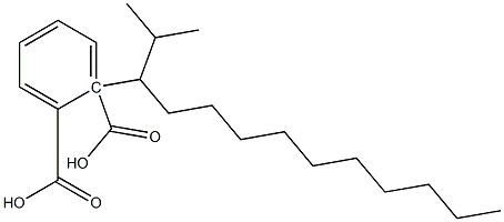 (-)-Phthalic acid hydrogen 1-[(S)-1-isopropylundecyl] ester 结构式