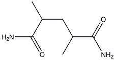 2,4-Dimethylglutaramide 结构式