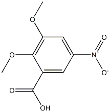 2,3-Dimethoxy-5-nitrobenzoic acid 结构式