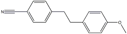 4-[2-(4-Methoxyphenyl)ethyl]benzonitrile 结构式