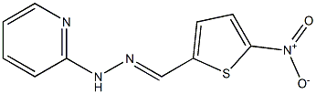 5-Nitro-2-[(2-pyridylamino)iminomethyl]thiophene 结构式