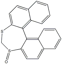 Dinaphtho[2,1-d:1',2'-f][1,3]dithiepin 3-oxide 结构式