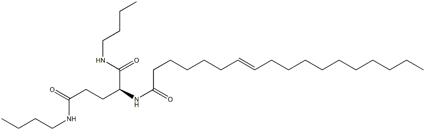 N2-(7-Octadecenoyl)-N1,N5-dibutylglutaminamide 结构式