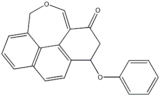 6-(Phenoxy)phenanthro[4,5-cde]oxepin-4(6H)-one 结构式